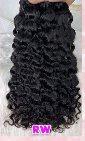 12’ Raw wavy bundles